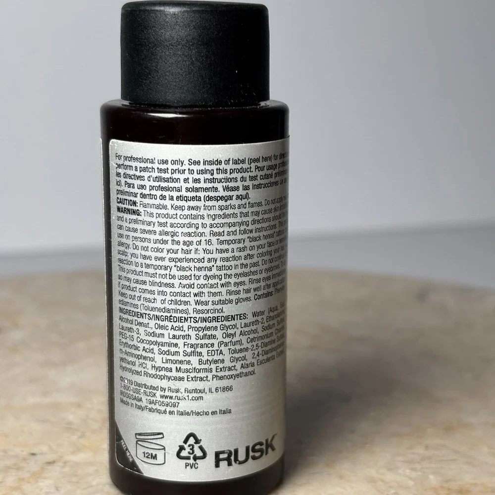 Rusk Deep Shine 9A Very Light Ash Blonde‎ Demi-Permanent Color 2 fl oz NEW!